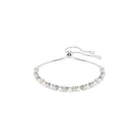 Swarovski 5689633 Matrix Bracelet 3 mm White-Rhs M Bilezik