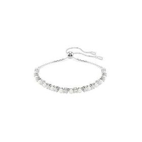 Swarovski 5689633 Matrix Bracelet 3 mm White-Rhs M Bilezik