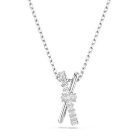 Swarovski 5689723 Hyperbola Pend 2 Band White-Rhs Kolye