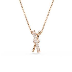 Swarovski 5689788 Hyperbola Pend 2 Band White-Ros Kolye