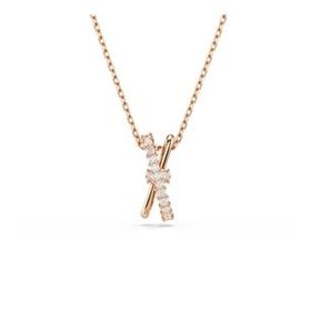 Swarovski 5689788 Hyperbola Pend 2 Band White-Ros Kolye