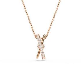 Swarovski 5689788 Hyperbola Pend 2 Band White-Ros Kolye