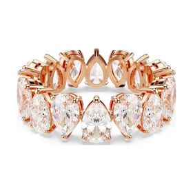 Swarovski 5690091 Re Matrix Ring White-Ros 55 Yüzük