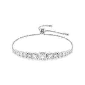 Swarovski 5690677 Matrix Bracelet Grad White-Rhs M Bilezik