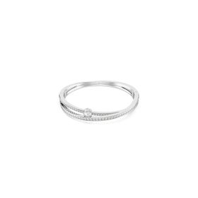 Swarovski 5691225 Hyperbola Bangle Drop White-Rhs M Bilezik