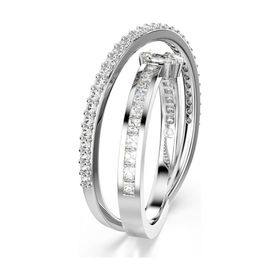 Swarovski 5691231 Hyperbola Ring 2 Row White-Rhs 55 Yüzük