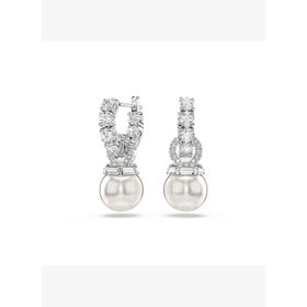Swarovski 5691716 Matrix Pe Pearl White-Rhs Küpe