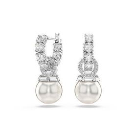 Swarovski 5691716 Matrix Pe Pearl White-Rhs Küpe
