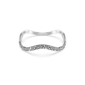 Swarovski 5692104 Sublima Cuff Single Cry-Rhs M Bilezik