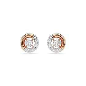 Swarovski 5692258 Dextera Pe Stud Cry-Ros Küpe