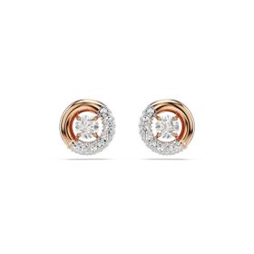 Swarovski 5692258 Dextera Pe Stud Cry-Ros Küpe