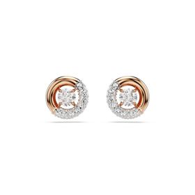 Swarovski 5692258 Dextera Pe Stud Cry-Ros Küpe