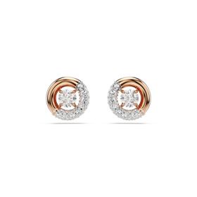 Swarovski 5692258 Dextera Pe Stud Cry-Ros Küpe