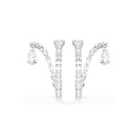 Swarovski 5692524 Matrix Pe Hoop Cry-Rhs Küpe