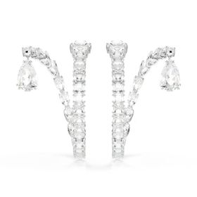 Swarovski 5692524 Matrix Pe Hoop Cry-Rhs Küpe
