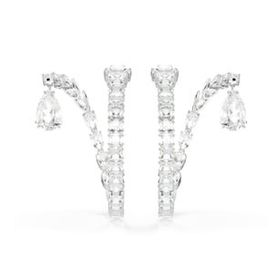 Swarovski 5692524 Matrix Pe Hoop Cry-Rhs Küpe