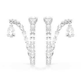 Swarovski 5692524 Matrix Pe Hoop Cry-Rhs Küpe
