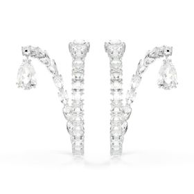 Swarovski 5692524 Matrix Pe Hoop Cry-Rhs Küpe