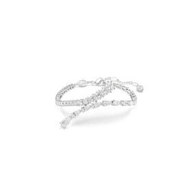 Swarovski 5693154 Matrix Bracelet White-Rhs M Bilezik