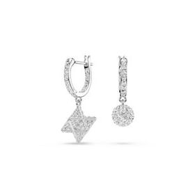 Swarovski 5693194 Dextera Pe Mn Hoop Star Sphere Cry-Rhs Küpe