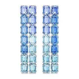 Swarovski 5696517 Millenia Ce L Blu-Rhs Küpe