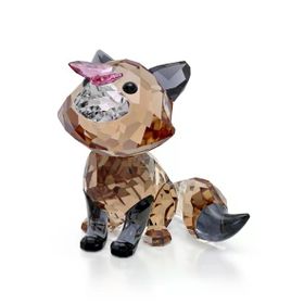 Swarovski 5701250 Idyllıa Fox and Butterfly Ev Dekorasyonu