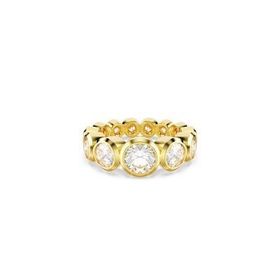 Swarovski 5705476 Imber Ring Round White-Gos 52 Yüzük