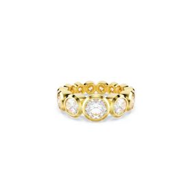 Swarovski 5705478 Imber Ring Round White-Gos 60 Yüzük