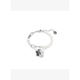 Swarovski 5705720 Swan Bracelet White-Rhs M Bilezik