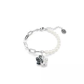 Swarovski 5705720 Swan Bracelet White-Rhs M Bilezik
