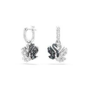 Swarovski 5705728 Swan Pe White-Rhs Küpe
