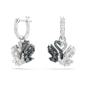 Swarovski 5705728 Swan Pe White-Rhs Küpe
