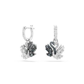 Swarovski 5705728 Swan Pe White-Rhs Küpe