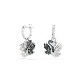 Swarovski 5705728 Swan Pe White-Rhs Küpe