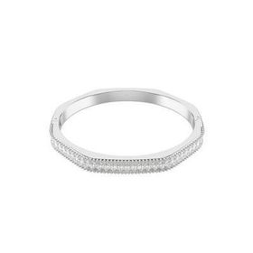 Swarovski 5705784 Matrix Bangle White-Rhs M Bilezik