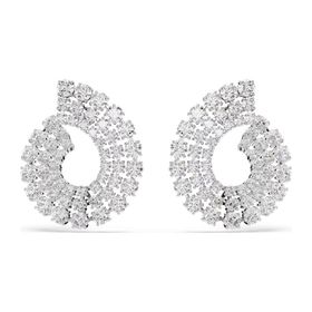 Swarovski 5705834 Matrix Pe Round White-Rhs Küpe