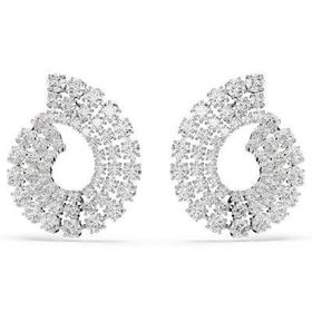 Swarovski 5705834 Matrix Pe Round White-Rhs Küpe