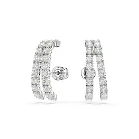 Swarovski 5705835 Matrix Pe Lines White-Rhs Küpe