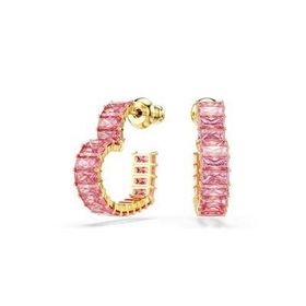 Swarovski 5706340 Matrix Pe Hoop Hrt S Pink-Gos Küpe