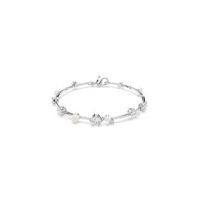 Swarovski 5707511 Constella Bracelet Pearl Whi-Rhs M Bilezik