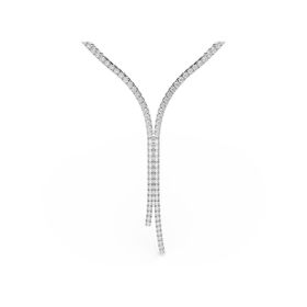 Swarovski 5707988 Matrix Tn Long White-Rhs Kolye