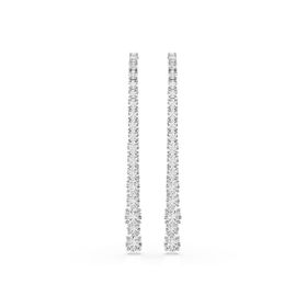 Swarovski 5709257 Matrix Pe M Whi-Rhs Küpe