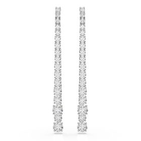 Swarovski 5709257 Matrix Pe M Whi-Rhs Küpe