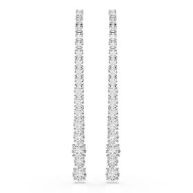 Swarovski 5709257 Matrix Pe M Whi-Rhs Küpe