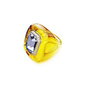 Swarovski 5709974 Dulcis Ring YEL/PUR/GOS 58 Yüzük