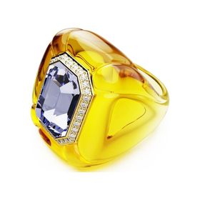 Swarovski 5709975 Dulcis Ring Yel-Pur-Gos 55 Yüzük