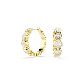 Swarovski 5711483 Imber Pe Mn Hoop White-Gos Küpe