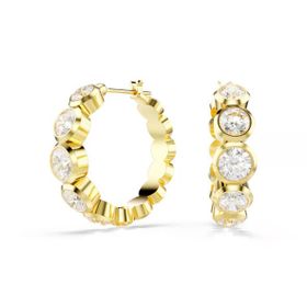 Swarovski 5711483 Imber Pe Mn Hoop White-Gos Küpe