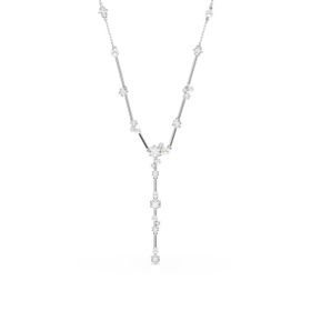Swarovski 5711830 Constella Y Necklace Whi-Rhs Kolye