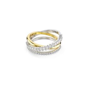 Swarovski 5714162 RE Hyperbola Ring 3 Band White/MIX 50 Yüzük
